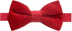img 4 attached to 🎀 Kids Velvet Bow Tie by Spring Notion for Boys