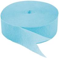 🎉 ice blue jumbo streamers - vibrant party decoration - premium quality streamer - 1 piece logo