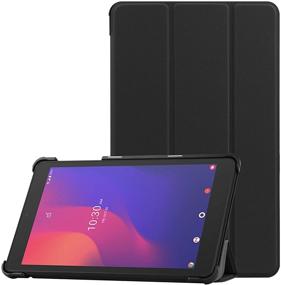 img 4 attached to KuRoKo Metrobyt-Mobile Alcatel Joy Tab 2 (2020) Case - Slim Trifold Stand Hard Shell Cover for Alcatel Joy Tab 2 8-inch 2020 Model 9032Z