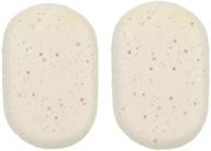 enhance your bathing experience with 🛁 daylee naturals oval bath sponge 2 pack logo