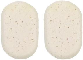 img 1 attached to Enhance Your Bathing Experience with 🛁 Daylee Naturals Oval Bath Sponge 2 Pack