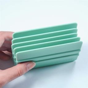 img 3 attached to 🛠️ 2-Pack TECKWRAP Mint Craft Squeegee: Vinyl Scraper, Decal Applicator Tool