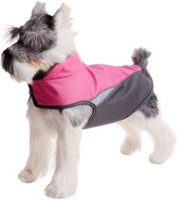 img 1 attached to 🐾 Stay Warm and Dry with FOREYY Dog Jacket: Waterproof Outer Layer and Cozy Fleece Inner Layer for Small, Medium, and Large Dogs