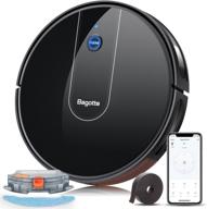 🧹 ultimate automated cleaning companion: self-charging robot vacuum with mopping, alexa compatibility & 120 min runtime for deep cleaning pet hair, hard floors, and low-pile carpet logo