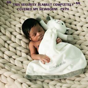 img 3 attached to 🐑 Lambie & Me Snuggle Buddie: The Perfect Security Blanket and Plush Toy for Your Little One