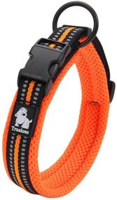 img 4 attached to 🐾 Creation Core Reflective Mesh Padded Dog Collar: Adjustable, Nylon, and Perfect for Outdoor Adventures!