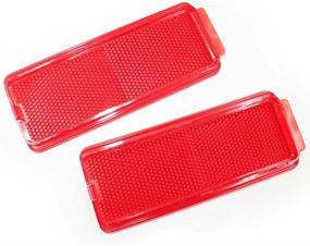 img 3 attached to 🚪 KOAUTO Front Rear Door Reflector for 99-07 Ford Super Duty & 00-05 Ford Excursion