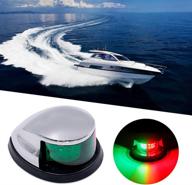 🚤 obcursco boat navigation lights, front-mounted led bow lights for marine, pontoon, skiff, and small boats, 12v dc логотип
