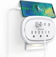 🔌 kpstek outlet extender with usb c ports, night light, and usb wall charger - ideal for home office accessories, dorm room essentials logo