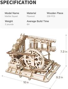 img 1 attached to 🧩 RoWood Wooden Marble Puzzle Building Set: Mind-Bending 3-D Puzzles for Ultimate Fun