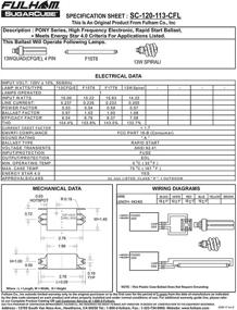 img 1 attached to Fulham Lighting SC120-113 Энергосберегающий балласт для компактных люминесцентных ламп CFL