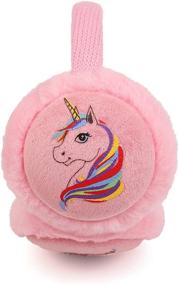 img 2 attached to 🦄 Flammi Kids Winter Earmuffs: Unicorn Ear Warmers in Faux Fur for Boys and Girls - Snuggle up in Style!