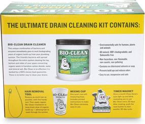 img 3 attached to Bio-Clean Ultimate Drain Cleaning Kit: All-Natural & 100% Guaranteed to Clean Drains, Septic Tanks, and Grease Traps! No Caustic Chemicals, Removes Fats, Oil, and Grease. Complete System Cleansing!