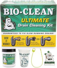 img 4 attached to Bio-Clean Ultimate Drain Cleaning Kit: All-Natural & 100% Guaranteed to Clean Drains, Septic Tanks, and Grease Traps! No Caustic Chemicals, Removes Fats, Oil, and Grease. Complete System Cleansing!