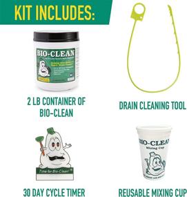 img 1 attached to Bio-Clean Ultimate Drain Cleaning Kit: All-Natural & 100% Guaranteed to Clean Drains, Septic Tanks, and Grease Traps! No Caustic Chemicals, Removes Fats, Oil, and Grease. Complete System Cleansing!