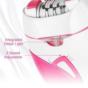 img 1 attached to 🪒 Hair Epilator Removal for Women - Cordless Epilator for Legs and Arms, Rechargeable Hair Remover Electric Tweezers - USB Rechargeable