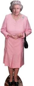 img 1 attached to 👑 Royal Majesty at Home: Queen Elizabeth II England Cardboard Cutout - HistoricalCutouts H10001