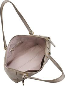 img 3 attached to Fossil Womens Leather Shopper Handbag Women's Handbags & Wallets in Top-Handle Bags