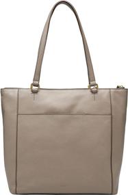 img 2 attached to Fossil Womens Leather Shopper Handbag Women's Handbags & Wallets in Top-Handle Bags