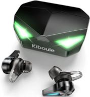 беспроводные игровые наушники kiboule wireless bluetooth: низкая задержка, стерео-звук и микрофон - в комплекте зарядный футляр логотип