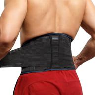 🏋️ xxl back brace for lower back pain relief & sciatica support - lumbar belt for lifting-men/women логотип