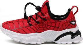 img 3 attached to 👟 Ultimate Comfort and Style: BRONAX Lightweight Little/Big Boys Tennis Shoes