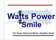 💦 watts 2 large syringe oral irrigators for deep oral cleaning - ideal for crowns, bridges, oral pockets, and more - 12ml capacity logo