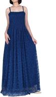 👗 boho lace plus size maxi wedding evening party dress - lined prom gown gift for women logo