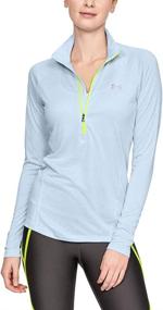 img 4 attached to 🏃 Stay Comfortable and Stylish with Under Armour Women's Tech Twist ½ Zip Long Sleeve Pullover