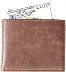 img 2 attached to Parrigai RFID Blocking Genuine Leather Men's Wallet