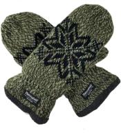 bruceriver snowflake thinsulate size xl men's accessories in gloves & mittens logo