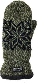 img 3 attached to Bruceriver Snowflake Thinsulate Size XL Men's Accessories in Gloves & Mittens