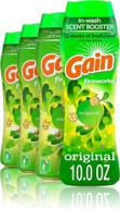 🌟 enhance your laundry experience with gain fireworks in-wash scent booster beads – original fragrance, 10oz, pack of 4 logo