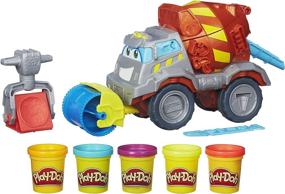 img 4 attached to 🚧 Safe, Non-Toxic 2oz Play Doh Construction Set - Exclusive offer