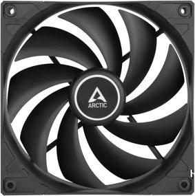 img 1 attached to 🌀 ARCTIC F14 Quiet PWM PST (5 Pack) - 140 mm Case Fan with Sharing Technology, Computer Fan 200-1350 RPM - Black