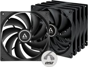 img 4 attached to 🌀 ARCTIC F14 Quiet PWM PST (5 Pack) - 140 mm Case Fan with Sharing Technology, Computer Fan 200-1350 RPM - Black