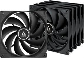 img 3 attached to 🌀 ARCTIC F14 Quiet PWM PST (5 Pack) - 140 mm Case Fan with Sharing Technology, Computer Fan 200-1350 RPM - Black