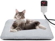 🐾 shu ufanro pet heating pad: waterproof electric heated pad for dogs and cats with washable cover - ideal for whelping box, pregnant dogs, and pet beds logo