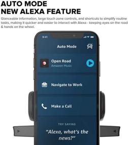 img 1 attached to iOttie Easy One Touch Connect Pro (New) - Gen 2 - Hands Free Alexa in Your Car - Car Mount Phone Holder with Alexa Built in for iOS & Android, MFi Certified, Universal: A Review