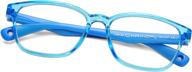 braylenz kids computer blue light blocking glasses boys girls clear lens unbreakable frame age 3-10(clear blue) логотип