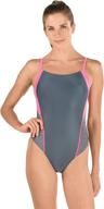discontinued speedo women's one piece prolt flyback swimsuit - adult team colors logo