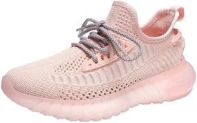 img 4 attached to 👟 SUOKENI Women's Fashion Sneaker: Breathable Running Shoes with Lightweight Comfort, Ideal for Walking