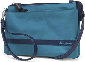 img 3 attached to 👜 Womens RFID Crossbody Black Handbags & Wallets by Skechers - Secure and Stylish Crossbody Bags