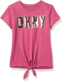 img 3 attached to DKNY Girls T Shirts RED Violet