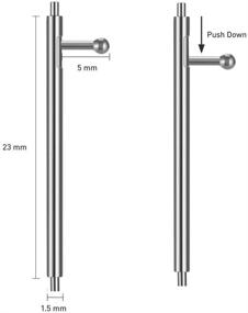 img 2 attached to Compatible Release Stainless Diameter Watchband