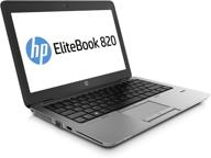 💻 восстановленный ноутбук hp elitebook 820 g1 12,5 дюйма с процессором intel core i5-4300u 1,9 ггц, 8 гб озу, 500 гб жесткий диск, windows 10 pro 64 бита. логотип