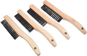 img 4 attached to Versatile Shoe Handle Scratch Brushes: The Ultimate Multi-Purpose Cleaning Tool