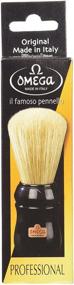 img 3 attached to 🪒 Black Omega Pure Bristle 10049 Shaving Brush - Enhance Your Shaving Experience