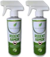 🐀 premium peppermint mouse spray by natural elements rodent armor - all natural protection for vehicles, rvs, tractors, boats, and equipment - child and pet friendly - 2 pack of 32 oz logo