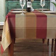 🏁 checkered rectangle tablecloth: spillproof & dust-resistant логотип